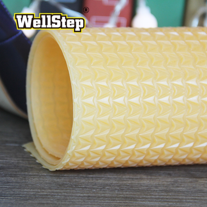 Oxford shoe sole rubber sheet Full sheet embossed design without printing for shoe sole repairing