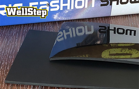 Shiny Black Dull Black Plain Shoe Sole Sheet